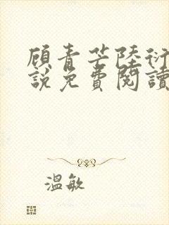 顾青芒陆衍牧小说免费阅读