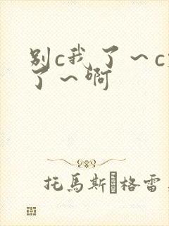 别c我了～c烂了～啊