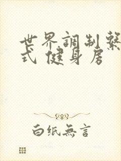 世界调制系统模式 健身房