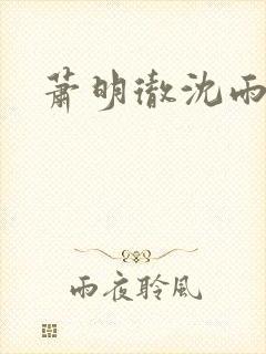萧明彻沈雨燃
