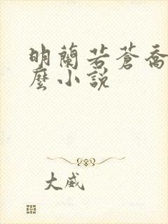 明兰若苍乔是什么小说