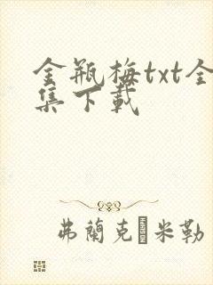 金瓶梅txt全集下载