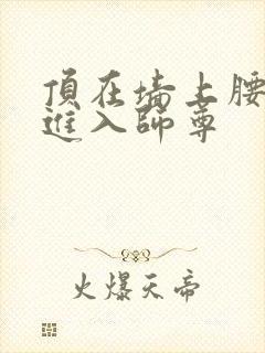 顶在墙上腰一沉进入师尊