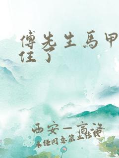 傅先生马甲藏不住了