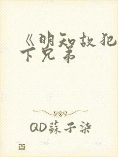 《明知故犯》年下兄弟