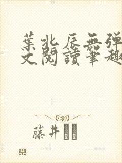 叶北辰无弹窗全文阅读笔趣阁