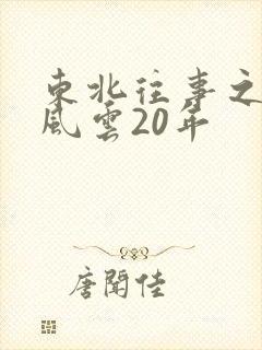 东北往事之黑道风云20年