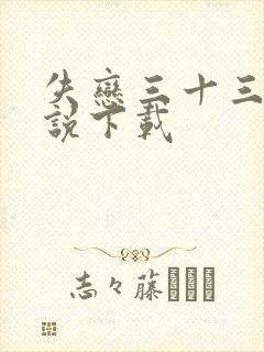 失恋三十三天小说下载