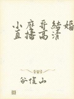 小么哥结婚视频直播高清