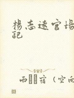 杨志远官场飙升记