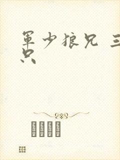 军少狼兄 三两只