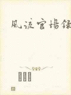 风流官场录