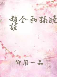 赵全和孙晓云小说