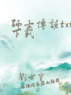 师士传说txt下载