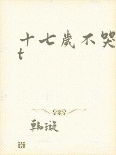 十七岁不哭txt