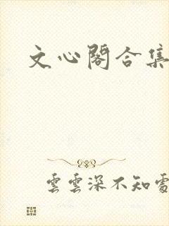 文心阁合集
