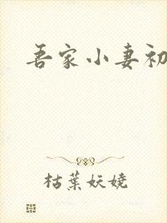 吾家小妻初养成