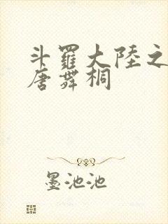 斗罗大陆之肉奴唐舞桐