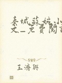 秦城苏婉小说全文_免费阅读最新