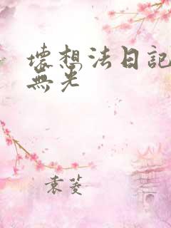 坏想法日记中文无光