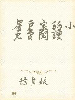 屠户家的小娘子免费阅读