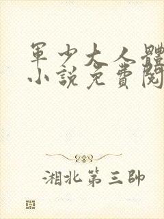 军少大人体力好小说免费阅读