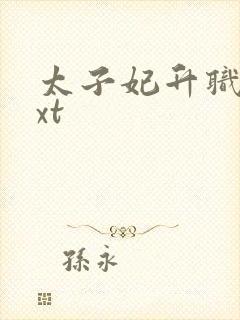 太子妃升职记txt