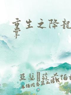 重生之降龙十八掌