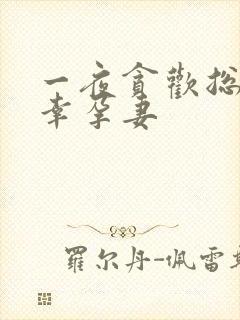 一夜贪欢总裁的幸孕妻