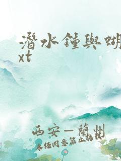 潜水钟与蝴蝶txt