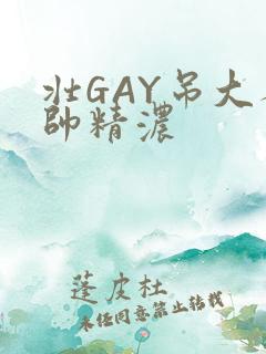 壮GAY吊大人帅精浓