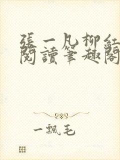 张一凡柳红免费阅读笔趣阁