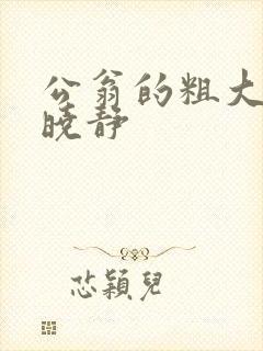 公翁的粗大放进晓静