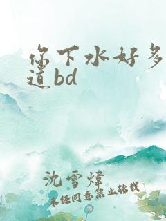 你下水好多下水道bd