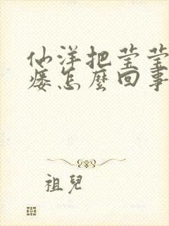 仙洋把莹莹干肛瘘怎么回事