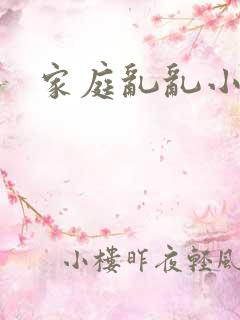 家庭乱乱小说