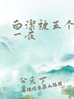 白洁被五个人玩一夜