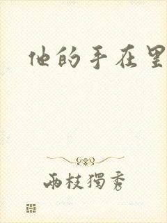 他的手在里面动