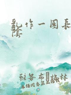 乱作一团长日光阴