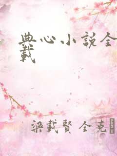 典心小说全集下载