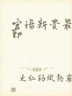 官场新贵最新章节