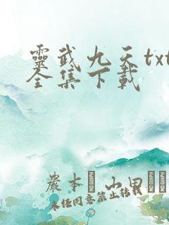 灵武九天txt全集下载