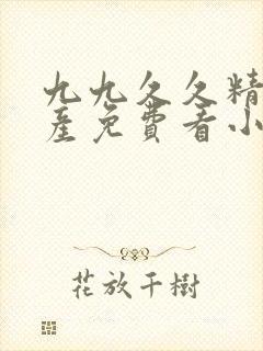 九九久久精品国产免费看小说