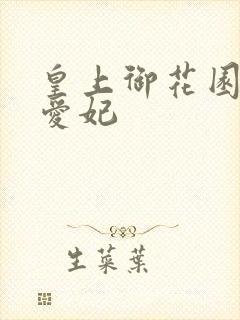 皇上御花园中要爱妃