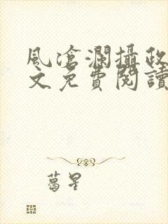 风沧澜摄政王全文免费阅读