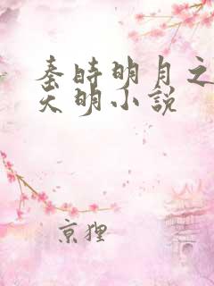 秦时明月之夜尽天明小说