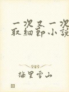 一次又一次的索取细节小说