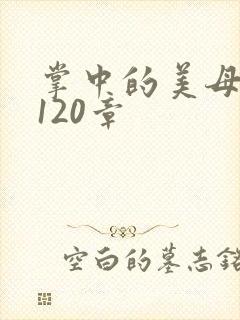 掌中的美母版主120章