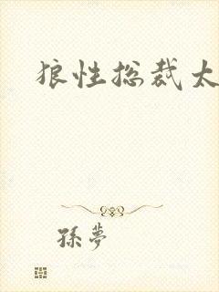 狼性总裁太凶猛