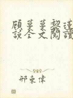 顾蔓蔓黎瑾泽小说全文阅读